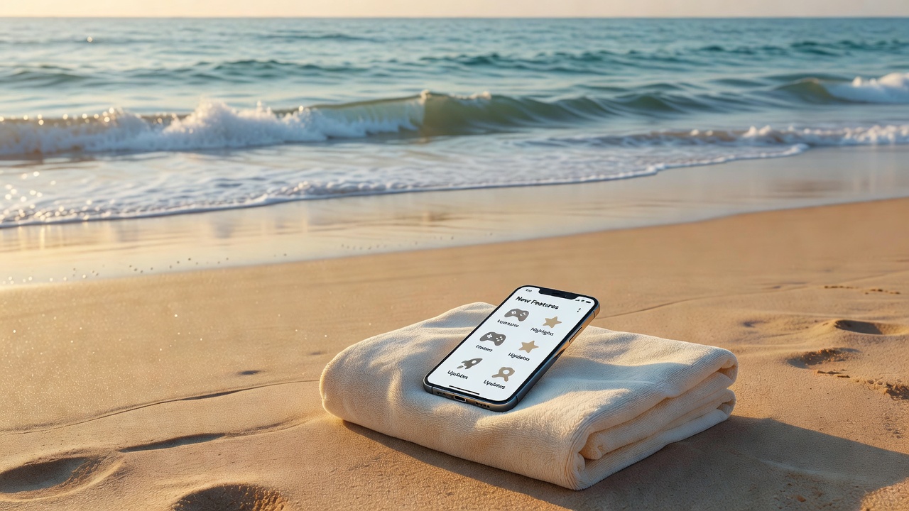 New features showcased on a mobile device